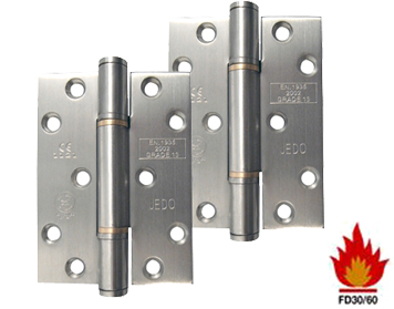 Frelan Hardware 4 Inch Self Lubricating Stainless Steel Hinges (Grade 13), Polished Or Satin Finish - J2050 (sold in pairs)